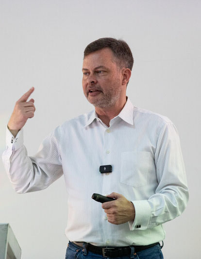 David DMBA gesturing